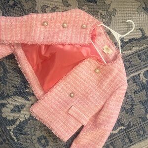 Chic Pink Tweed Maeve Jacket